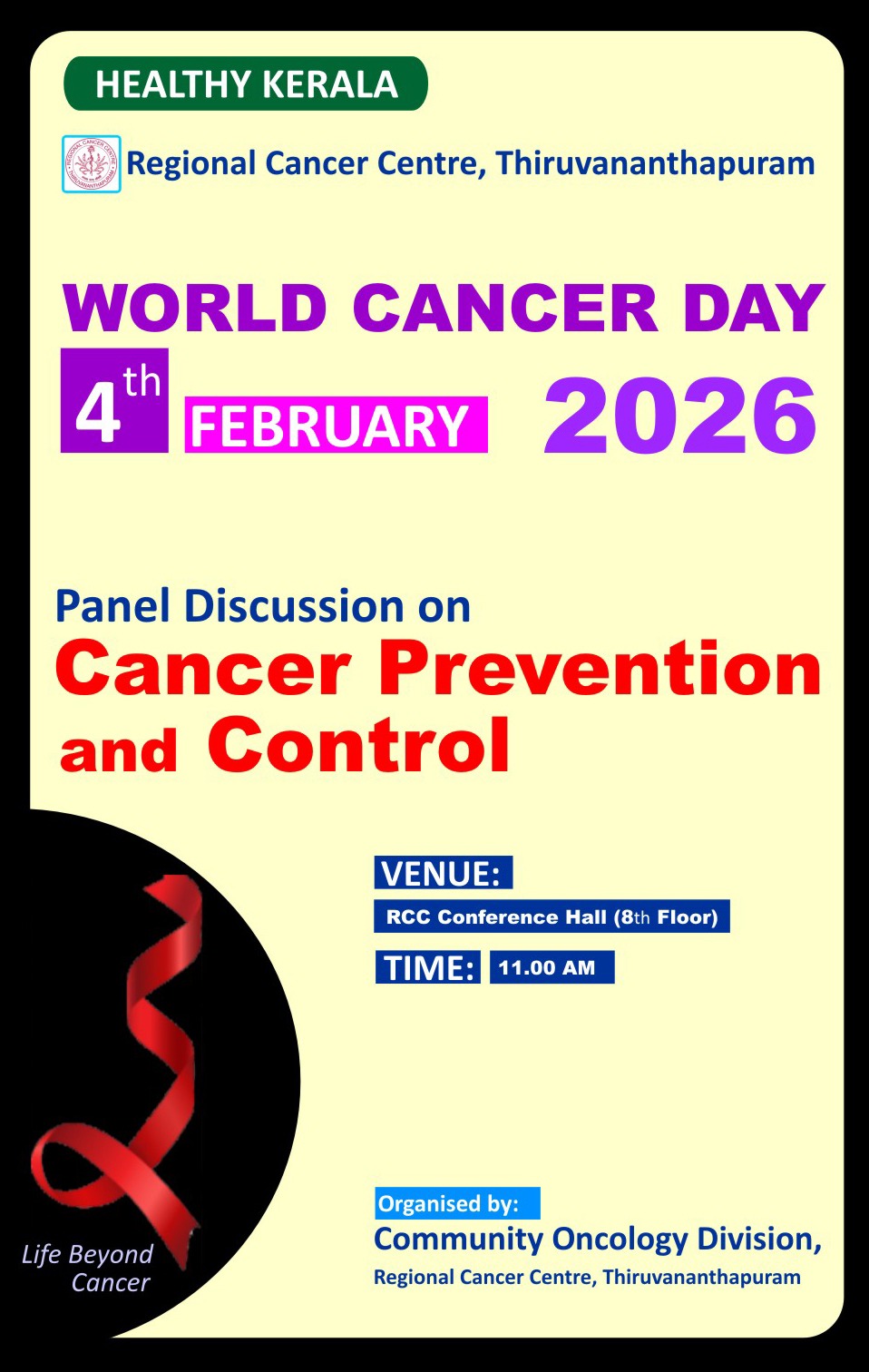 WORLD CANCER DAY 2026 PROGRAM @ RCC
