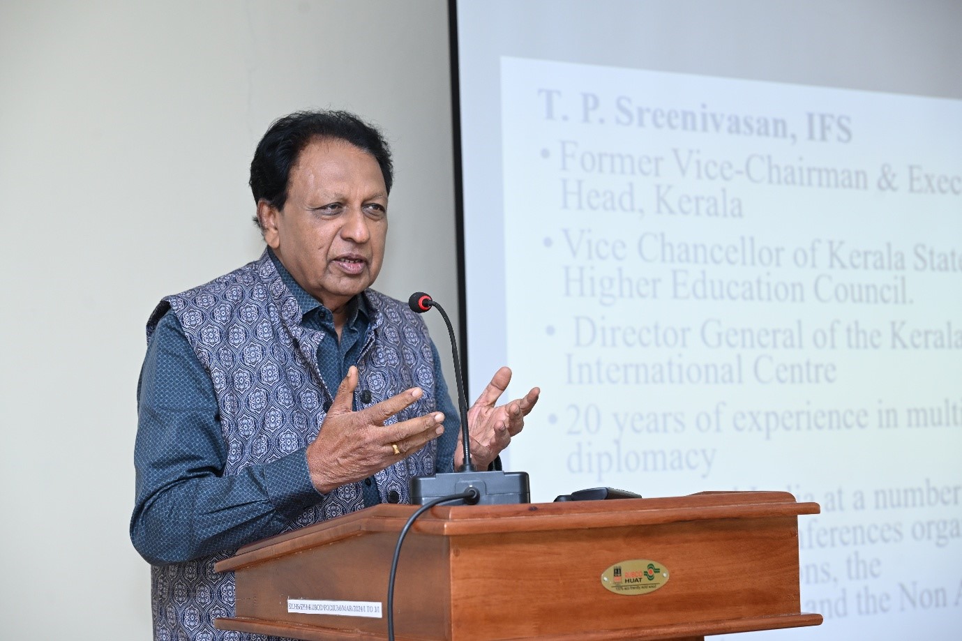 ONE-DAY WORKSHOP ON UPDATING AND DISSEMINATION OF THE KUHS PERSPECTIVE PLAN