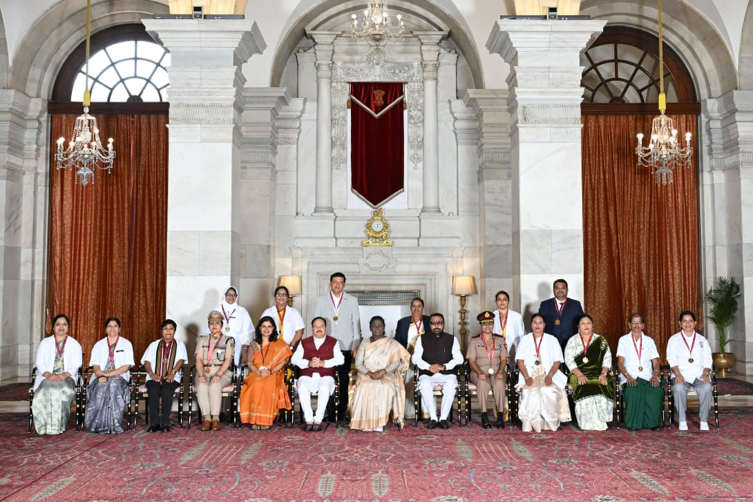 KERALA NURSING OFFICER MS. MANJUMOL V. S. CONFERRED PRESTIGIOUS NATIONAL FLORENCE NIGHTINGALE AWARD 2026 - DME